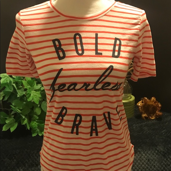 Girls Tee Bold, Fearless Brave - Picture 4 of 5